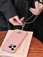 Luxury Leather Crossbody iPhone Case