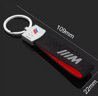 Keychain with Leather and Alloy