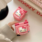 Cute Cartoon Hello Kitty AirPods Case Silicone