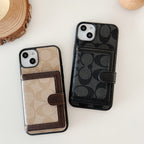 Classic iPhone Case With Wallet And Crossbody Strap White -XK240402