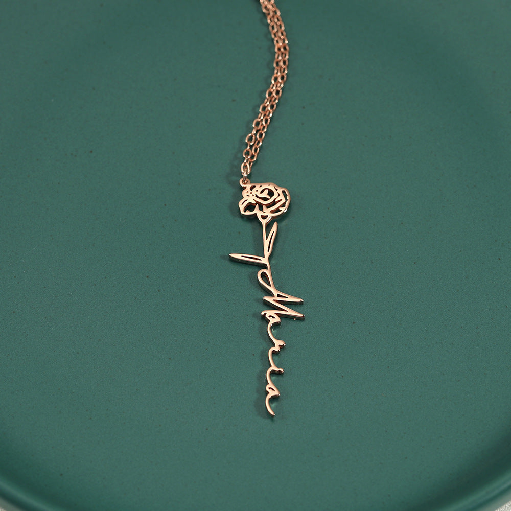 Floral Identity Necklace