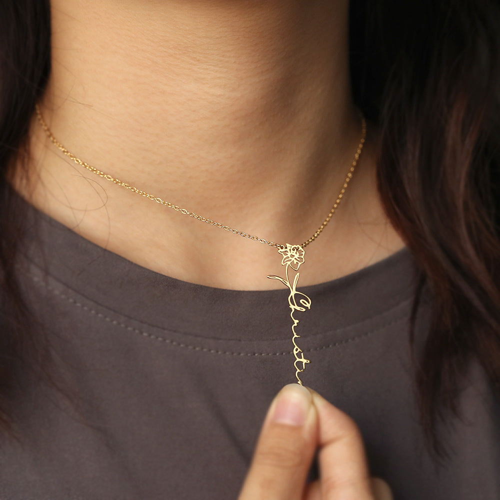 Floral Identity Necklace