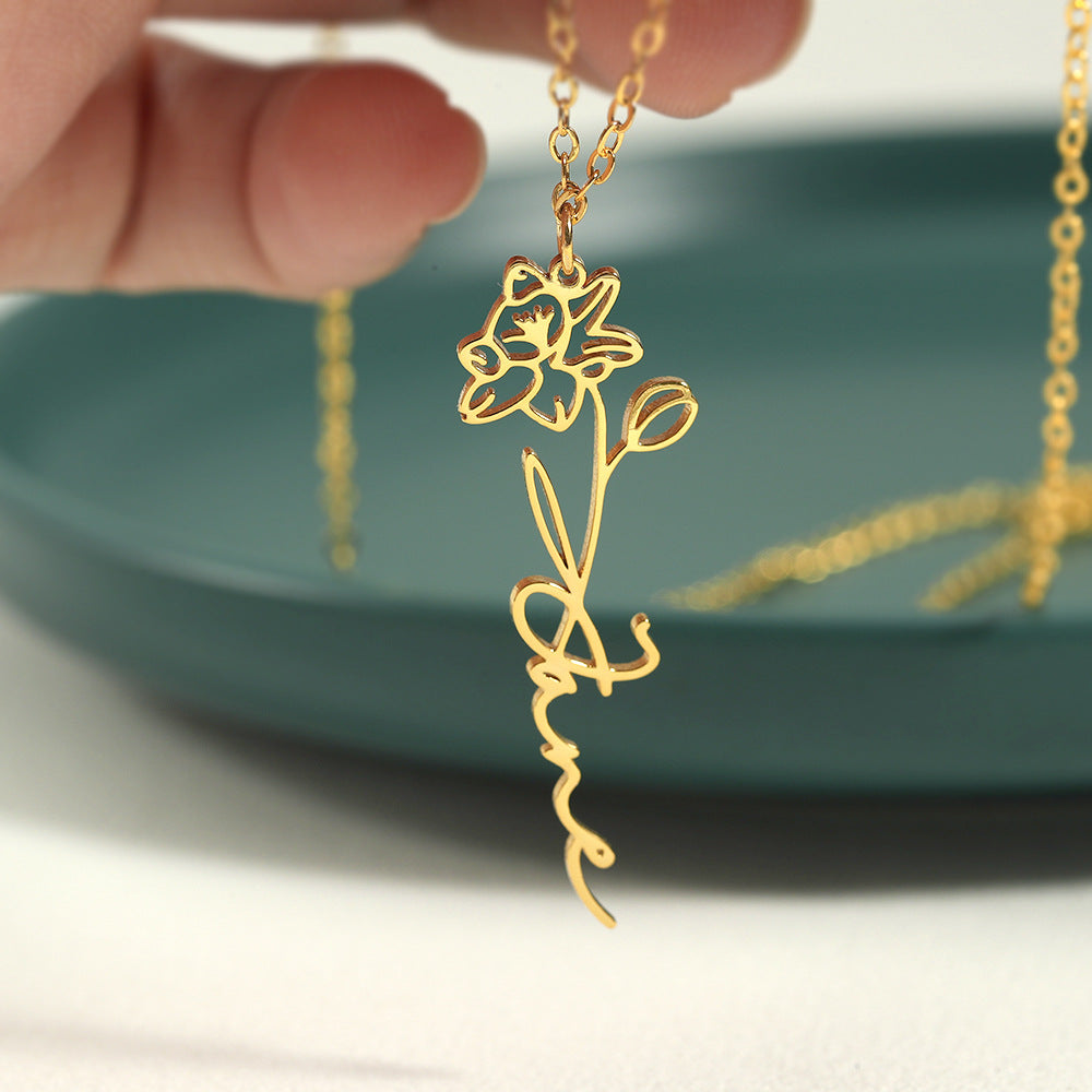 Floral Identity Necklace