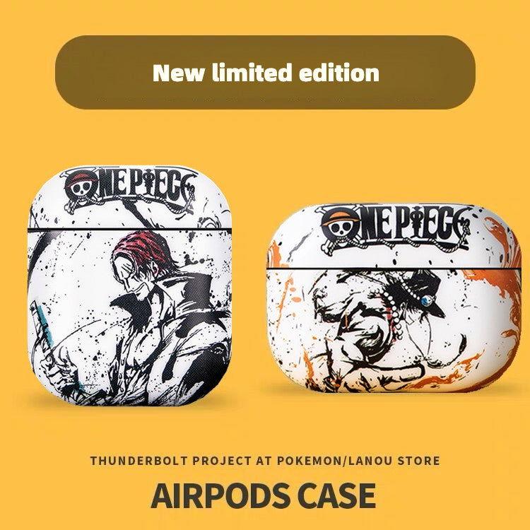 ONE PIECE Luffy Zoro AirPods Case with Keychain Loop