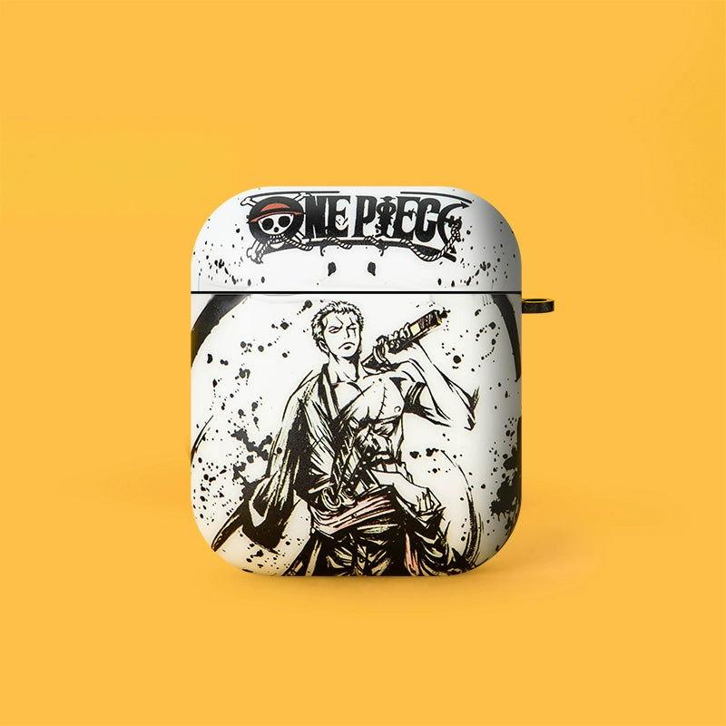 ONE PIECE Luffy Zoro AirPods Case with Keychain Loop