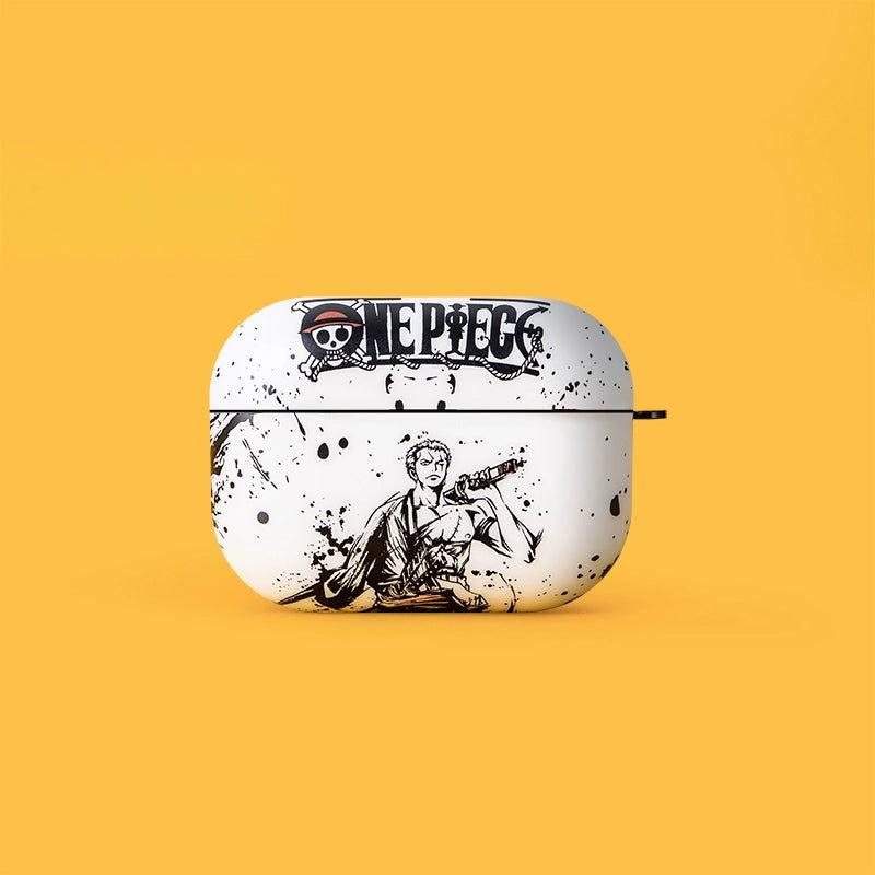 ONE PIECE Luffy Zoro AirPods Case with Keychain Loop