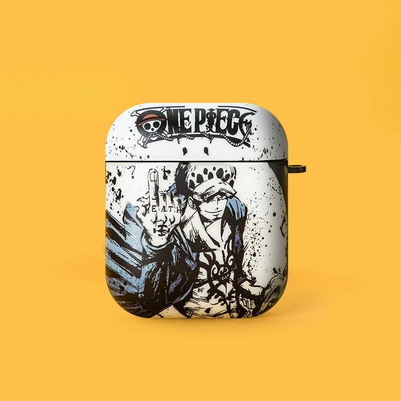 ONE PIECE Luffy Zoro AirPods Case with Keychain Loop