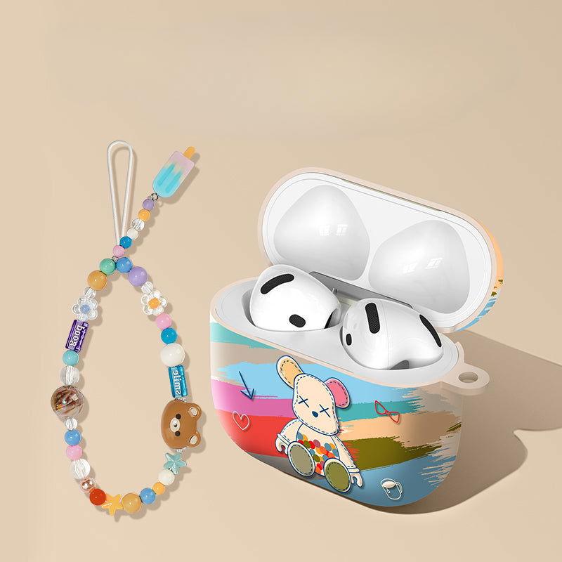 Rainbow Bear Airpods Case Frosted Soft Protective Earphone Case