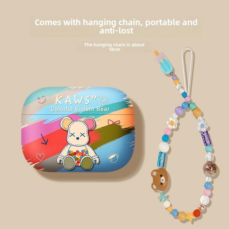 Rainbow Bear Airpods Case Frosted Soft Protective Earphone Case