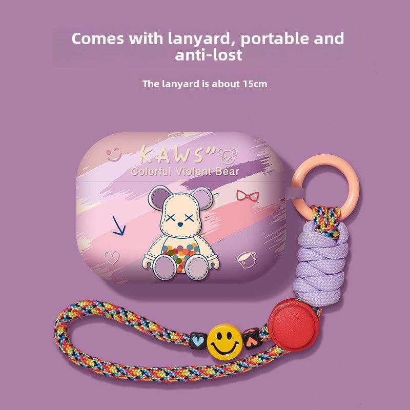 Rainbow Bear Airpods Case Frosted Soft Protective Earphone Case