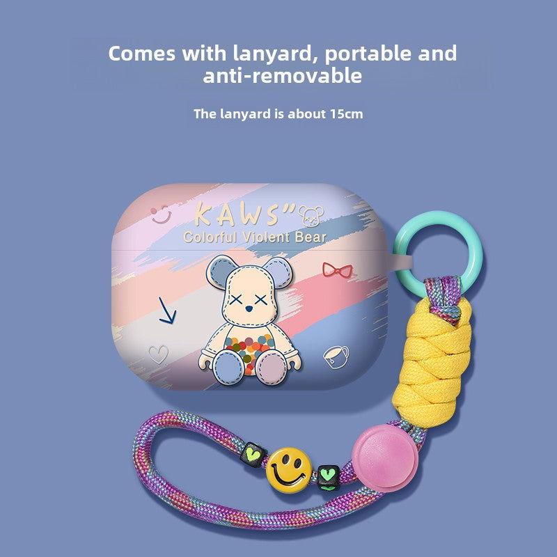 Rainbow Bear Airpods Case Frosted Soft Protective Earphone Case