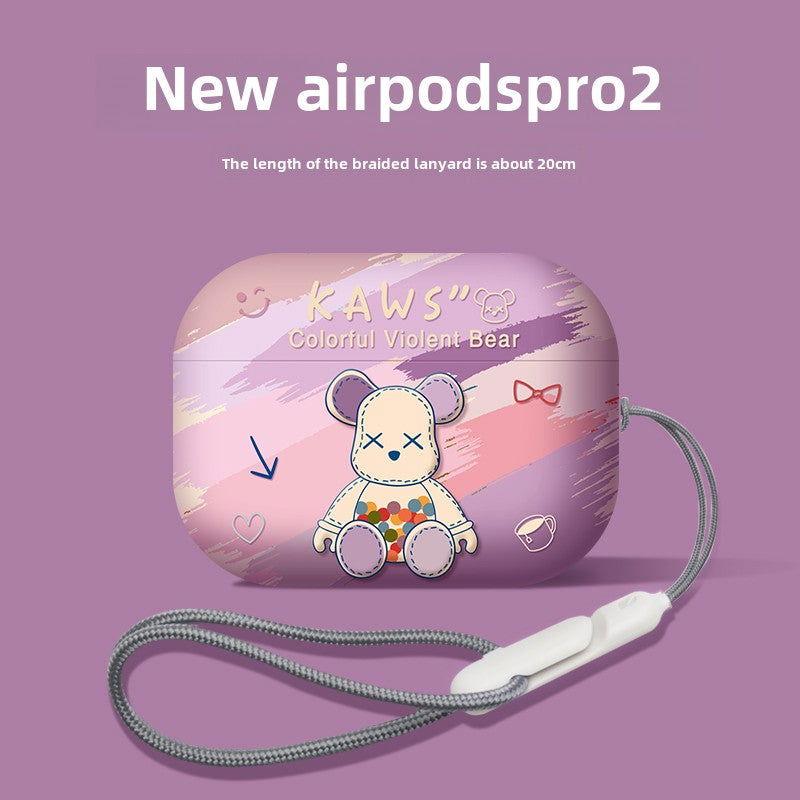 Rainbow Bear Airpods Case Frosted Soft Protective Earphone Case