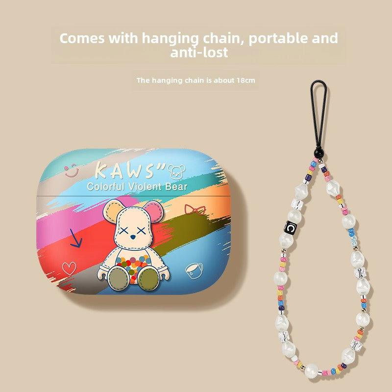 Rainbow Bear Airpods Case Frosted Soft Protective Earphone Case