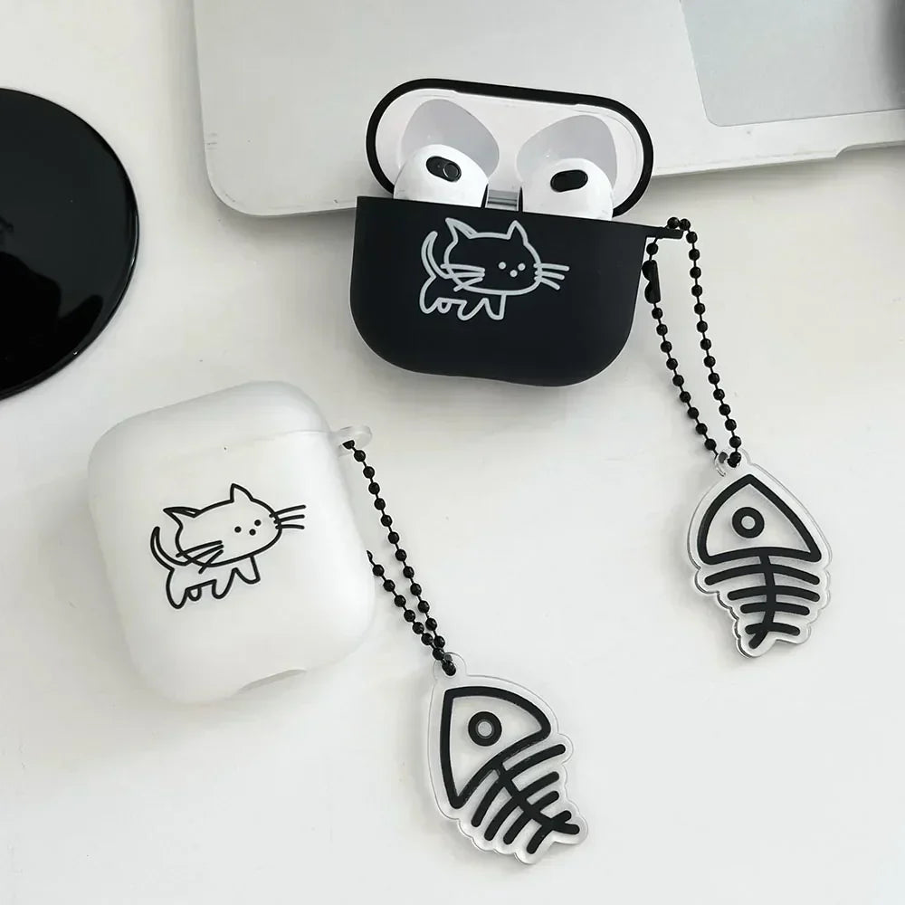 Cat Case For AirPods 1/2/3 Cover AirPods Pro 2 Case