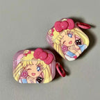 Sailor Moon Cute AirPods Case Bow with Keychain Loop