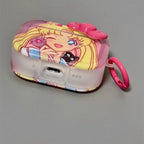 Sailor Moon Cute AirPods Case Bow with Keychain Loop