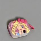 Sailor Moon Cute AirPods Case Bow with Keychain Loop