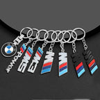 Car Keychain – Handwoven Leather & Zinc Alloy Key Ring