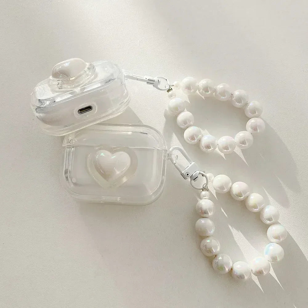 Earphone Case for AirPods 2 Pro 3 Generation Headset Cover for Airpods Keychain