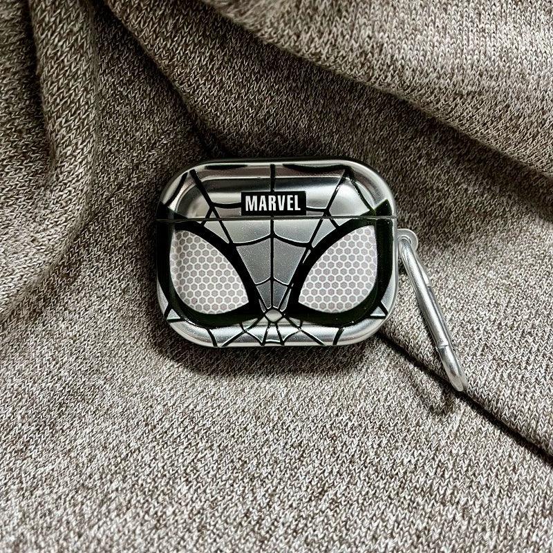 Spider Airpods Protective Case Earphone Protective Cover with Keychain Loop