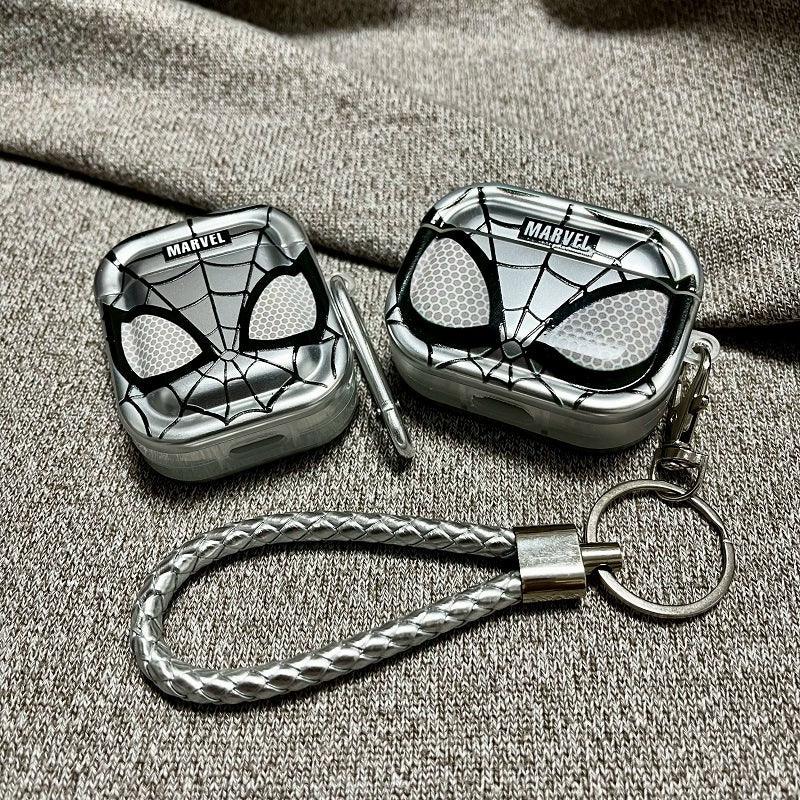 Spider Airpods Protective Case Earphone Protective Cover with Keychain Loop