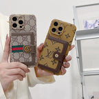 Luxury Classic Color Card Bag iPhone Case