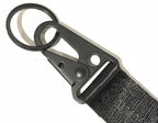 BRAND NEW  Black Racing Keychain Metal key Ring Hook Strap Lanyard Universal